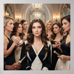 Poster La touche suprême de la radiance féminine