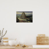 Poster La Tour de Babel, 1594 (Cuisine)