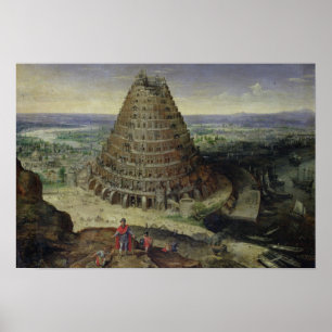 Poster La tour de Babel, 1594