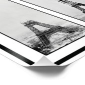 Poster La tour de Gustav Eiffel en construction à Paris (Coin)