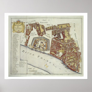 Poster La tour et le St Catherine, pour la 'enquête de