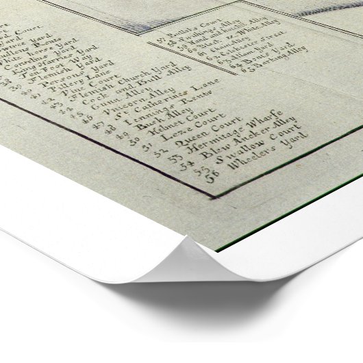 Poster La Tour et Sainte Catherine, pour 'Stow's Survey (Coin)