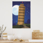 Poster La tour penchée de Pise (Cuisine)