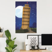 Poster La tour penchée de Pise (Bureau à domicile)