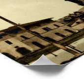 Poster La Tour penchée Pise Italie (Coin)