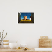 Poster La Tour Rouge | Giorgio de Chirico | (Cuisine)