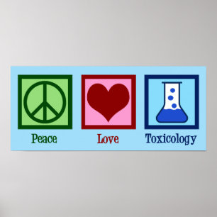 Poster La toxicologie de Peace Love