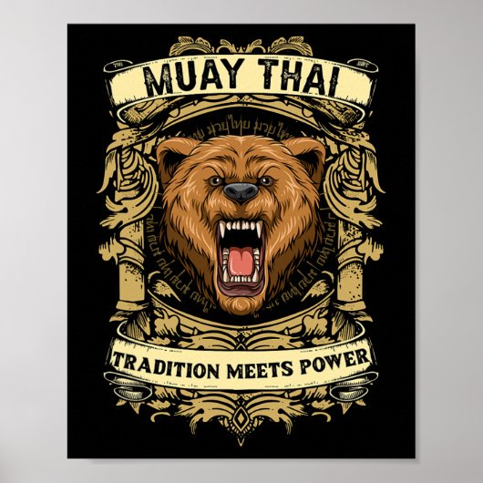Poster La tradition rencontre la puissance - Kickboxing e (Devant)