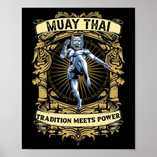 Poster La tradition rencontre la puissance - Kickboxing e (Devant)