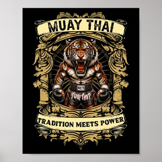 Poster La tradition rencontre la puissance - Kickboxing e (Devant)