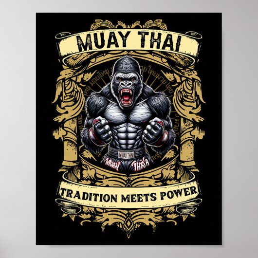 Poster La tradition rencontre la puissance - Kickboxing e (Devant)