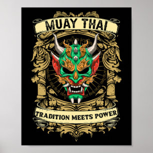 Poster La tradition rencontre la puissance - Kickboxing e