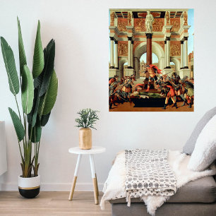 Poster La tragédie de Lucretia par Sandro Botticelli