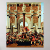 Poster La tragédie de Lucretia par Sandro Botticelli (Devant)