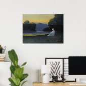 POSTER LA TRANQUILLITÉ DU SOIR (Bureau à domicile)