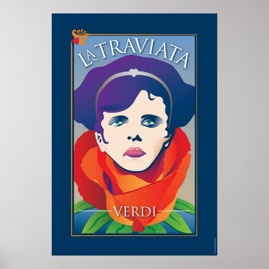 Poster La Traviata, Opéra (Devant)