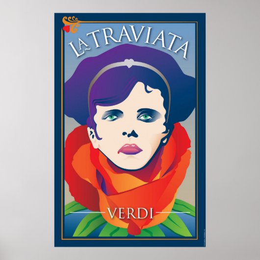 Poster La Traviata, Opéra (Devant)