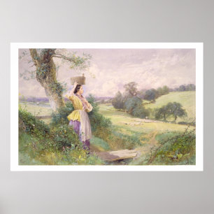 Poster La trayeuse, 1860 (la semaine sur le papier)