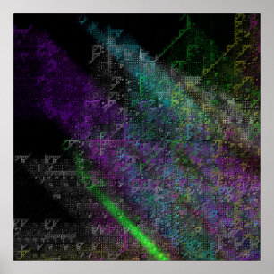 Poster La triangle de Serpenski carrée