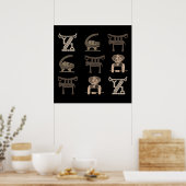 Poster la tribu africaine (Cuisine)