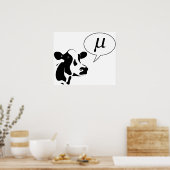 Poster La vache scientifique devient Mu (Cuisine)