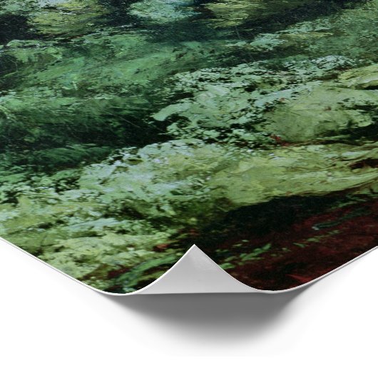 Poster La vague, après 1870 (Coin)