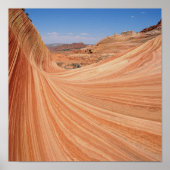 Poster la vague horizontale (Devant)