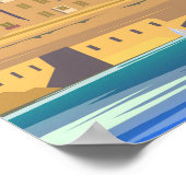 Poster La Valette Malte Voyage Art Vintage (Coin)