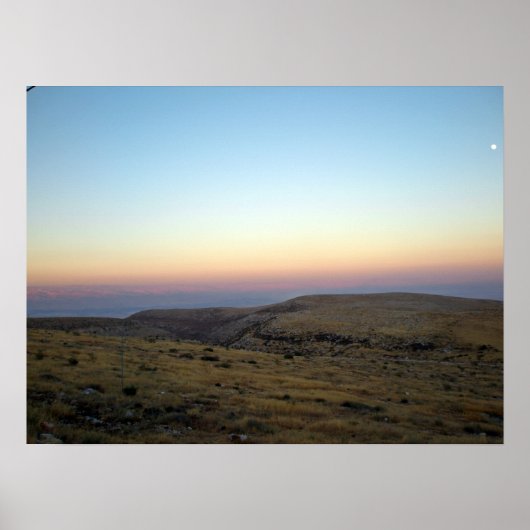 Poster La vallée de Jordanie (Devant)
