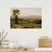 Poster La vallée de Lackawanna, 1855, George Inness (Cuisine)