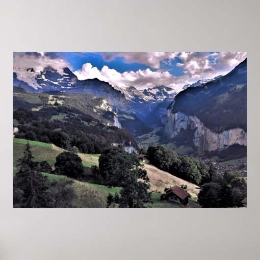 Poster La vallée de Lauterbrannen (Devant)
