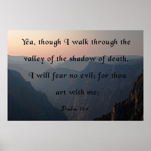 Poster La Vallée de l'ombre de la mort (Devant)