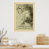 Poster La vapeur fait tourner le monde 1904 (Cuisine)