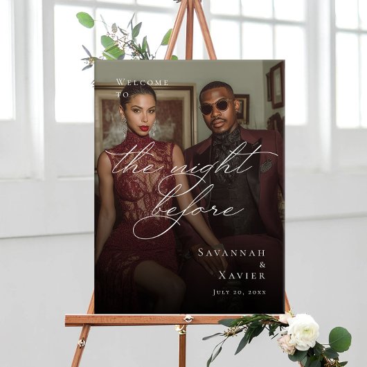 Poster La veille de la répétition photo bienvenue