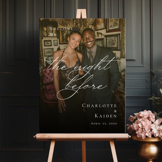 Poster La veille de la répétition photo bienvenue