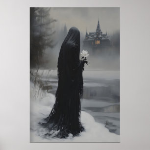 Poster La Veille de la Veuve ensorceleuse au bord du lac
