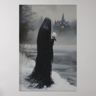 Poster La Veille de la Veuve ensorceleuse au bord du lac