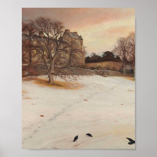 Poster La veille de Noël (par John Everett Millais) (Devant)