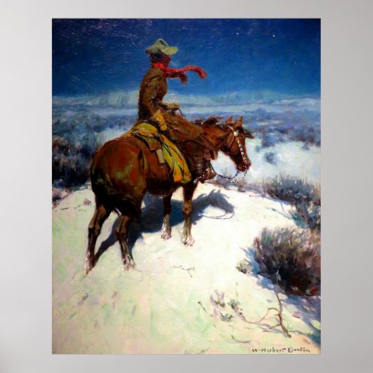 Poster La veille solitaire par William Herbert Dunton c 1 (Devant)