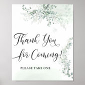 Poster La verdure et le Merci de l'eucalyptus à venir (Devant)