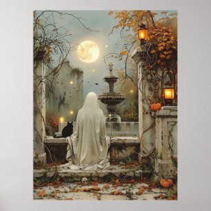 Poster La verie de la Lune dans le jardin oublié