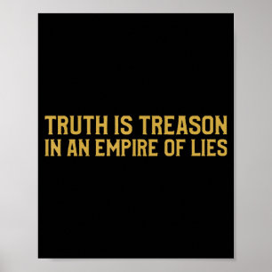 Poster La vérité est une trahison dans un empire de menso