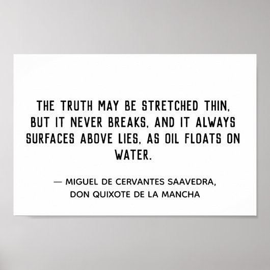 Poster La vérité ne rompt jamais le devis (Devant)