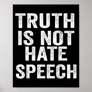 Poster La vérité n'est pas un discours de haine