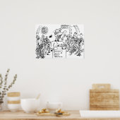 Poster La Vérité Sur La Bible (Dessin) (Cuisine)