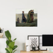 Poster La veuve ou la famille du pêcheur (Bureau à domicile)