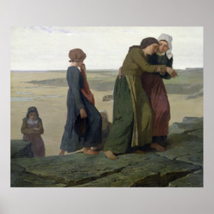Poster La veuve ou la famille du pêcheur