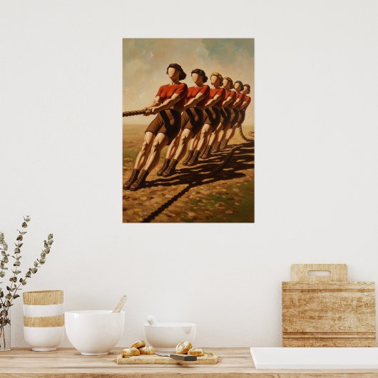 POSTER LA VICTOIRE À L'ARRACHÉ (Cuisine)