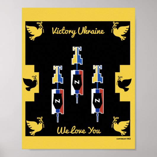 Poster La victoire de l'Ukraine (Devant)