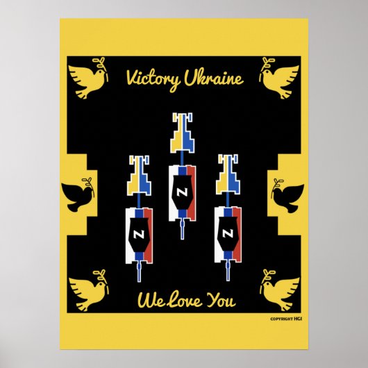Poster La victoire de l'Ukraine (Devant)
